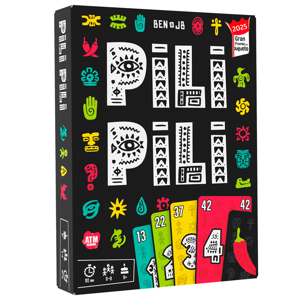 Caja del juego de cartas Pili Pili edición Gran Premio