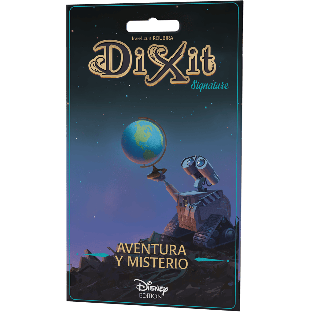 Caja de expansión Dixit Signature Aventura y Misterio con arte de Wall-E