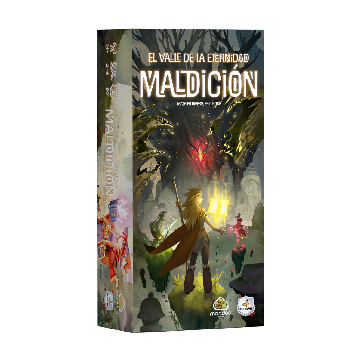 Caja frontal Maldición El Valle de la Eternidad expansión juego de mesa fantasía oscura