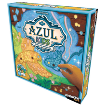 Caja del juego Azul Kids Taller de mosaicos con arte de conejo y calamar