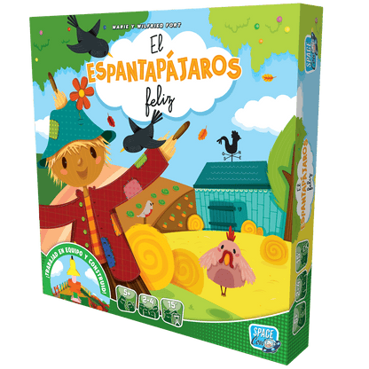 Caja del juego de mesa infantil El Espantapájaros Feliz para niños a partir de 5 años