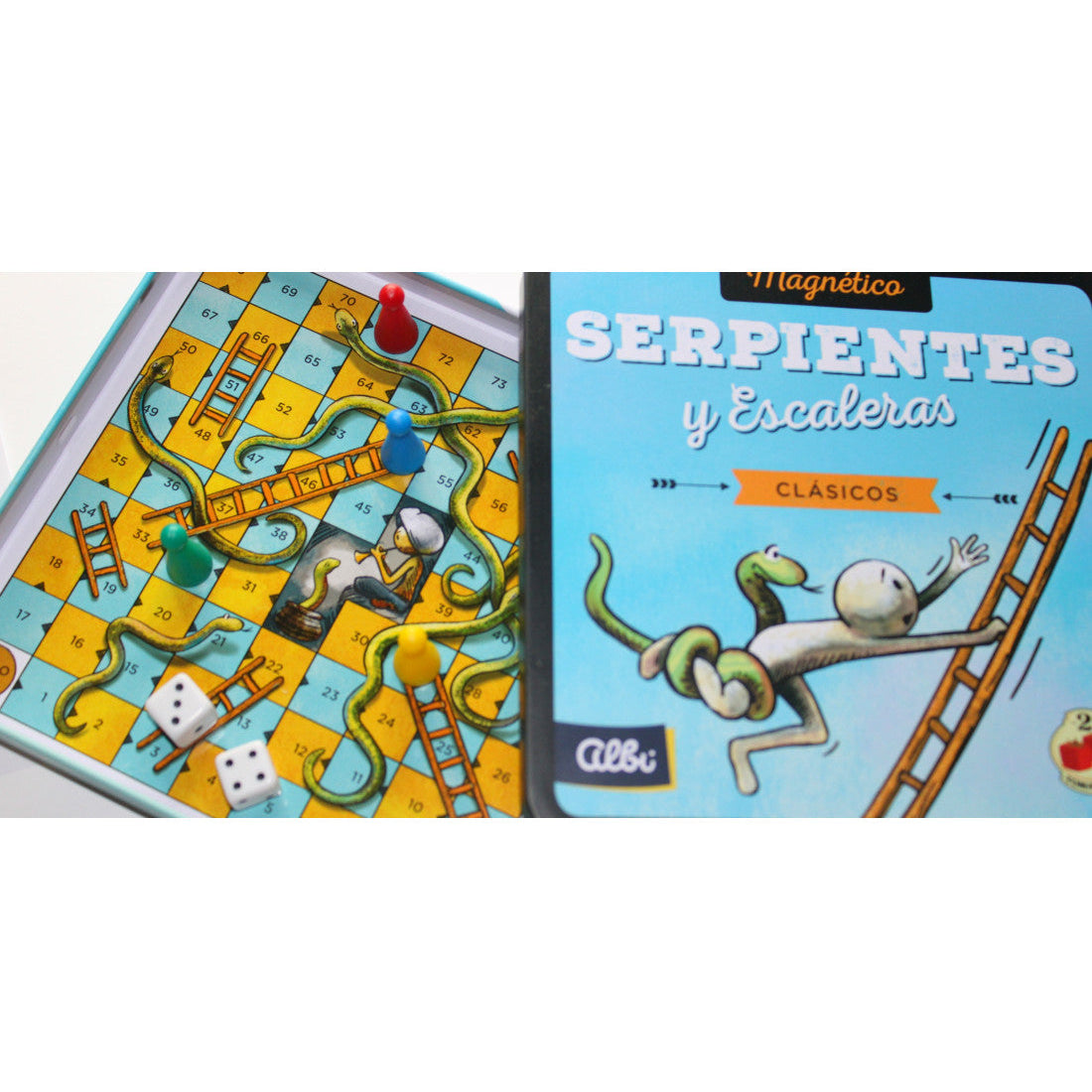 Serpientes y Escaleras Magnético