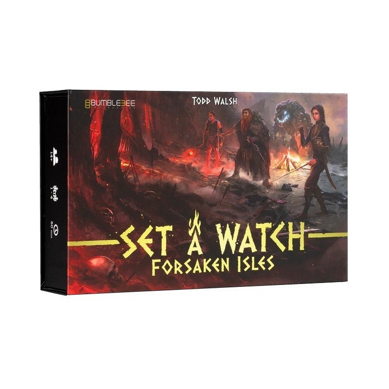 Caja del juego de mesa cooperativo Set a Watch Forsaken Isles para 1-4 jugadores