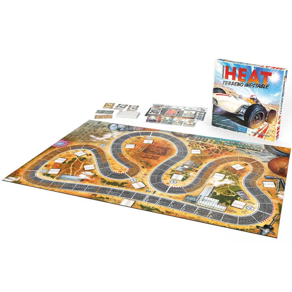 Heat: Terreno Inestable | Expansión del juego de mesa Heat