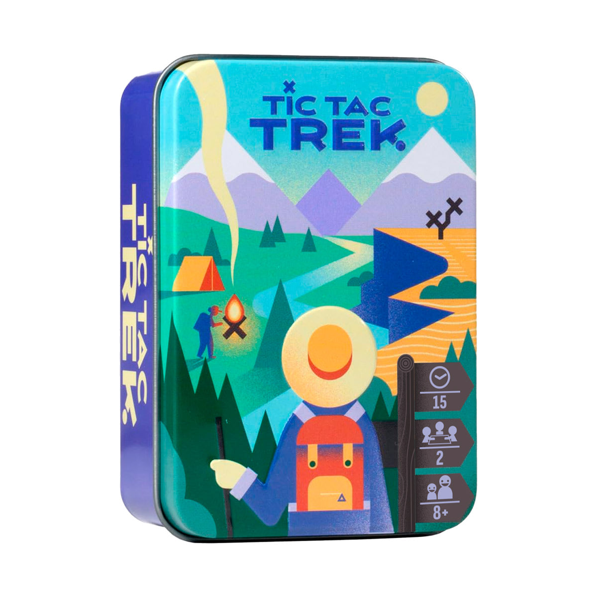 Caja metálica Tic Tac Trek juego de estrategia familiar para niños desde 8 años