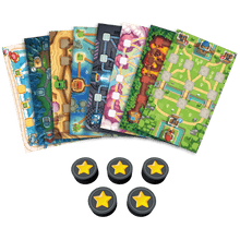 Ocho tableros de terreno variados para el juego de mesa Toy Battle