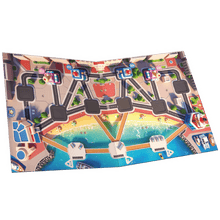 Mapa plegable de playa y muelles para expansión de juego de mesa Toy Battle La Croisette